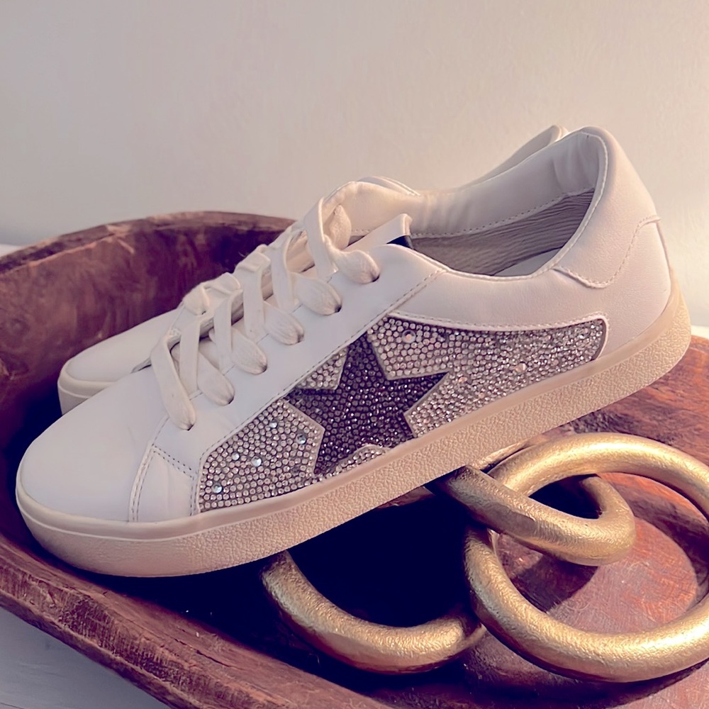 Steve Madden Philip-R Rhinestone Sneakers